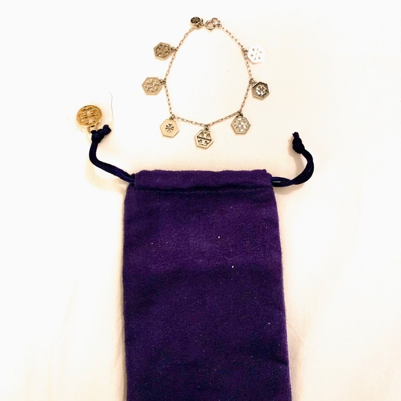 Tory Burch Silver Charm Bracelet - Picture 2 of 5